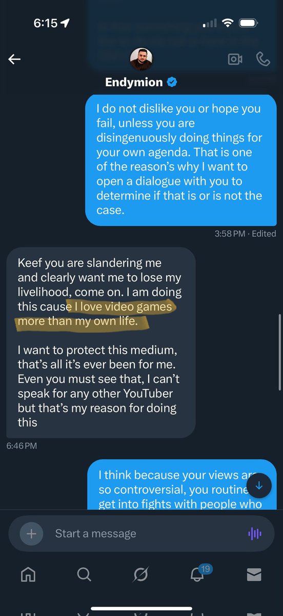 OddbawI's tweet photo. @EndymionYT @JamieBonkiewicz "Come back to reality"

You have literally said that you love video games more than your own life. Take your own advice. https://t.co/AUMeNrYIby