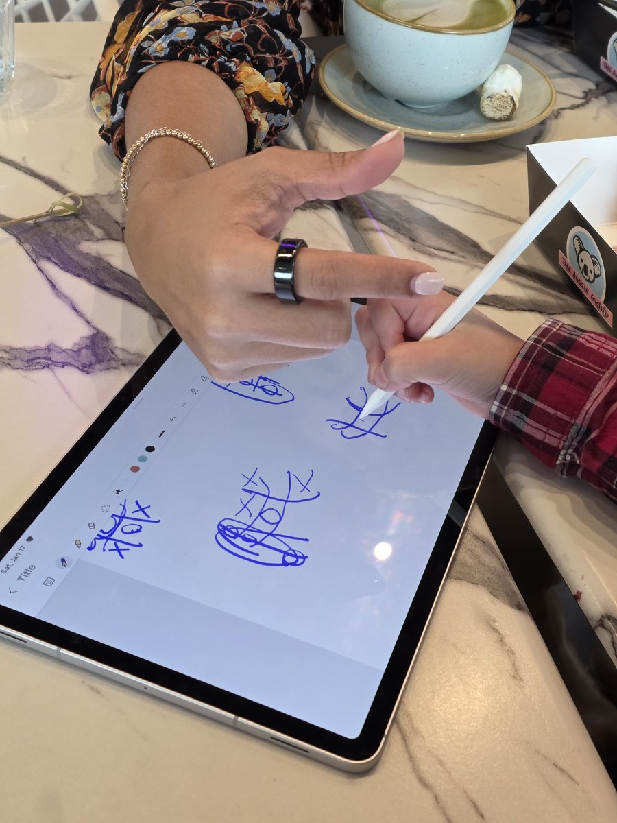 AnythingForNoah's tweet image. Tab S11 is perfect for tic tac toes ♥️