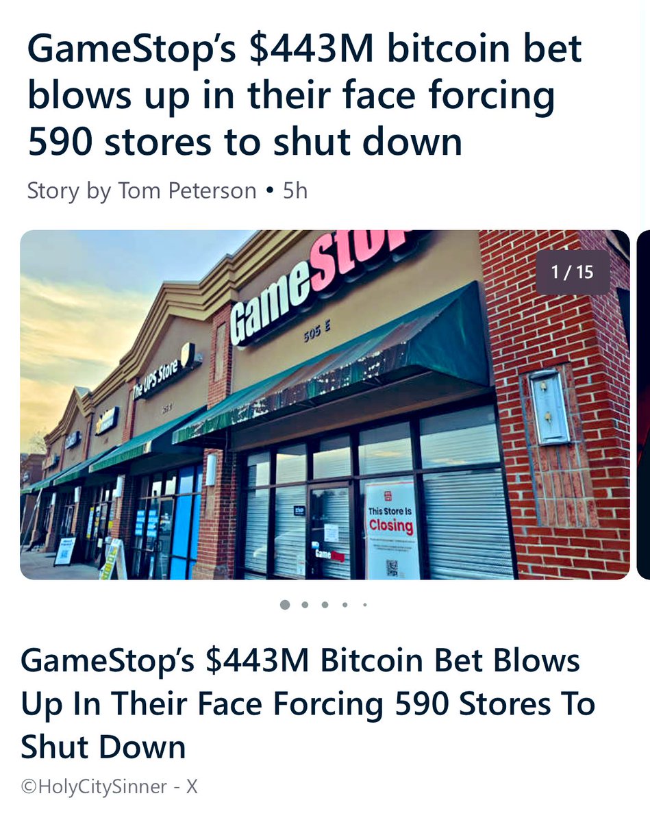 This has to be the most slanderous $GME headline of all time.