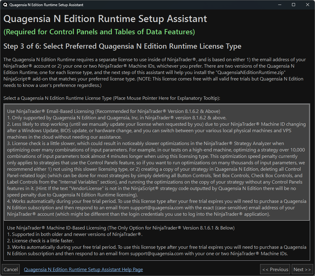 quagensia's tweet photo. Quagensia N Edition users who use NinjaTrader version 8.1.6.2 or higher can now use the email address of their NinjaTrader account instead of their NinjaTrader Machine IDs for their Quagensia N Edition Runtime license(s).
https://t.co/15w6kpTHzE
#NinjaTrader #NinjaScript https://t.co/XcjA71xvww