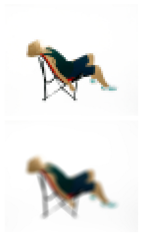 -_-    ~/ Blur ~/ Pixel ~/ Im Liegestuhl | In a lounge chair 🪑🪑🪑