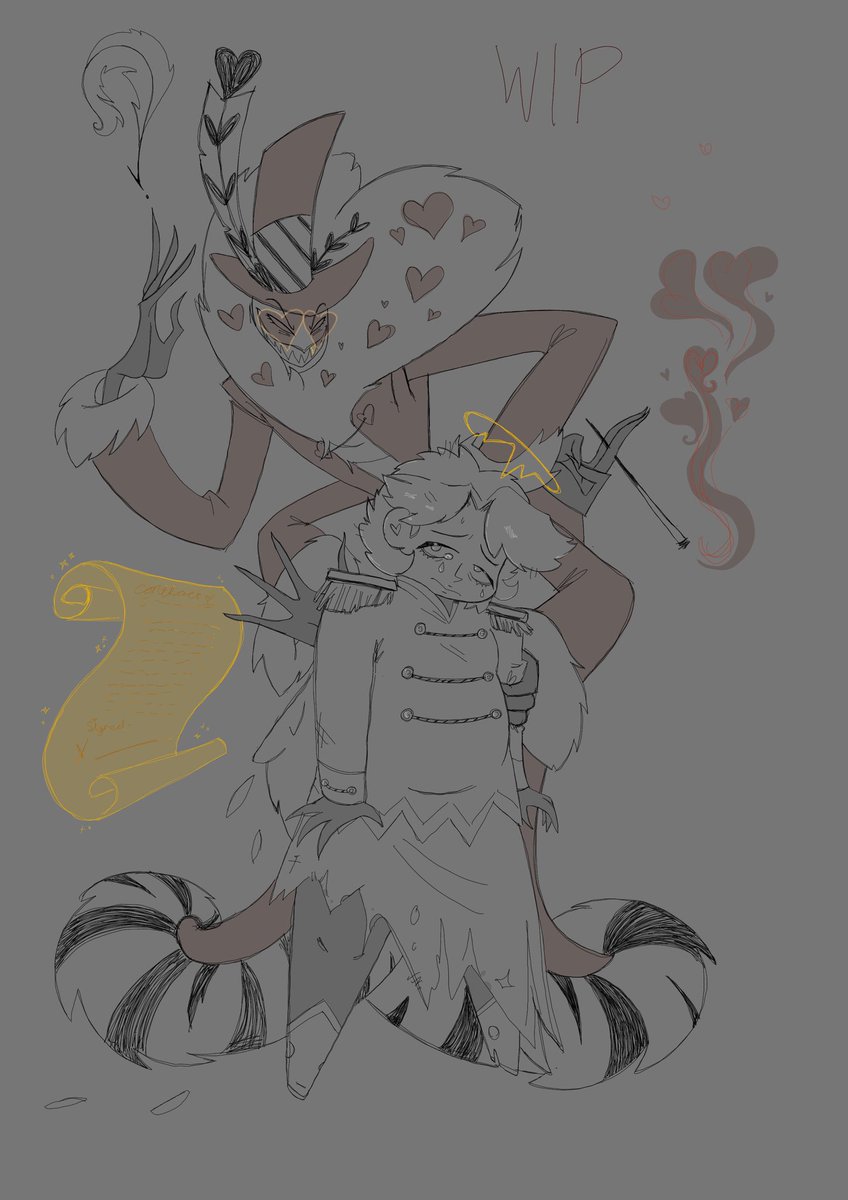 Probs won’t finish but do yall see the vision?
#hazbinhotelvalentino
#hazbinhotelabel