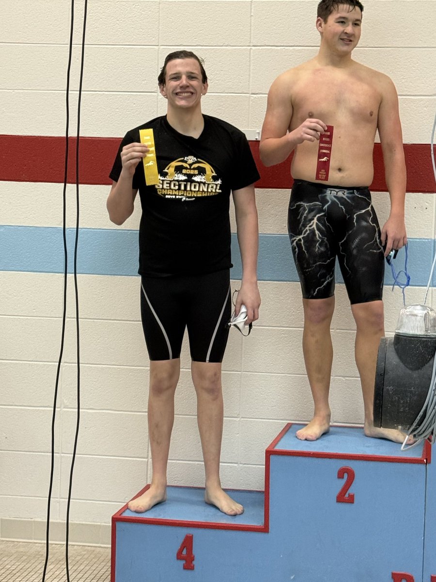 Luke Blossom placed 4th in the 200 Free!
