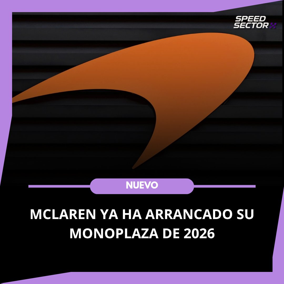 SpeedSectorF1's tweet image. 💪 McLaren ya ha arrancado su monoplaza de 2026 

🗓️ Tuvo lugar este viernes, y parece que en Woking van bien para los tests de Barcelona 

ℹ️ [@wearetherace] 

#F1