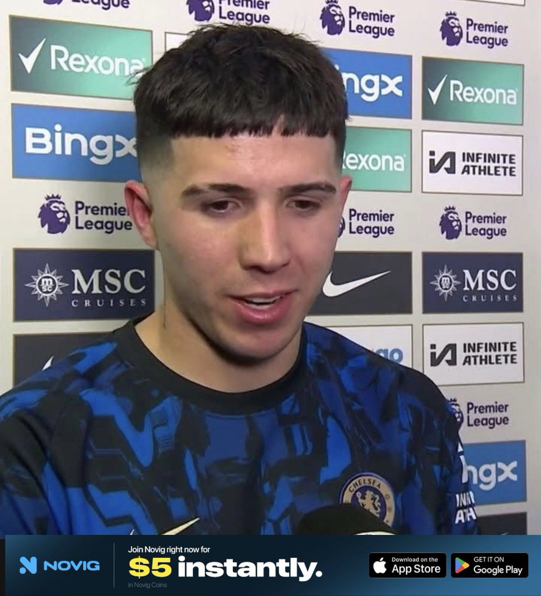 cfc_felixx's tweet photo. 🗣️Enzo Fernandez on News about him joining PSG

“They can sign me on FIFA” 🤣 💙 https://t.co/7In30bZFkB