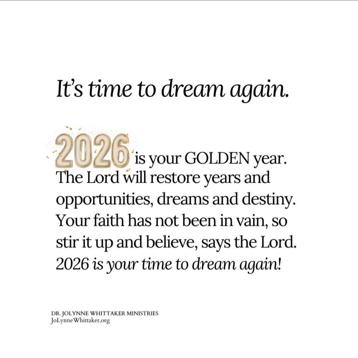 DrJoLynneW's tweet image. 𝐀 𝐖𝐎𝐑𝐃 𝐅𝐎𝐑 𝐒𝐎𝐌𝐄𝐎𝐍𝐄:  It’s time to dream again. The cold, delay, warfare and struggle of 2025 must not keep you from what God is drawing up for you in 2026.

For from a deep well, I see angels obediently drawing up buckets of Living Water.

I see another angel…