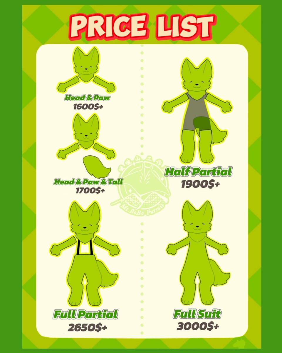MtBOBO236992's tweet image. This time, there are Two Commission Slots available for production completed on April 30th.

🧽This head base is a hand cut sponge head, and the price list is shown in the following figure.
✂️ This time only accepts commissions for head &amp;amp; paw or head &amp;amp; paw &amp;amp; tails
⚠️This quote…