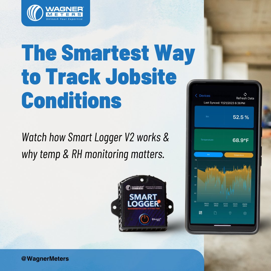WagnerMeters's tweet image. Get the insight you need to prevent flooring failures and deliver professional results every time.

Check out this quick how-to video. And don't forget to BYOP (bring your own popcorn 🍿).

wagnermeters.com/video-library/…

#SmartLogger #DataLogger #AmbientTemperature #WagnerMeters