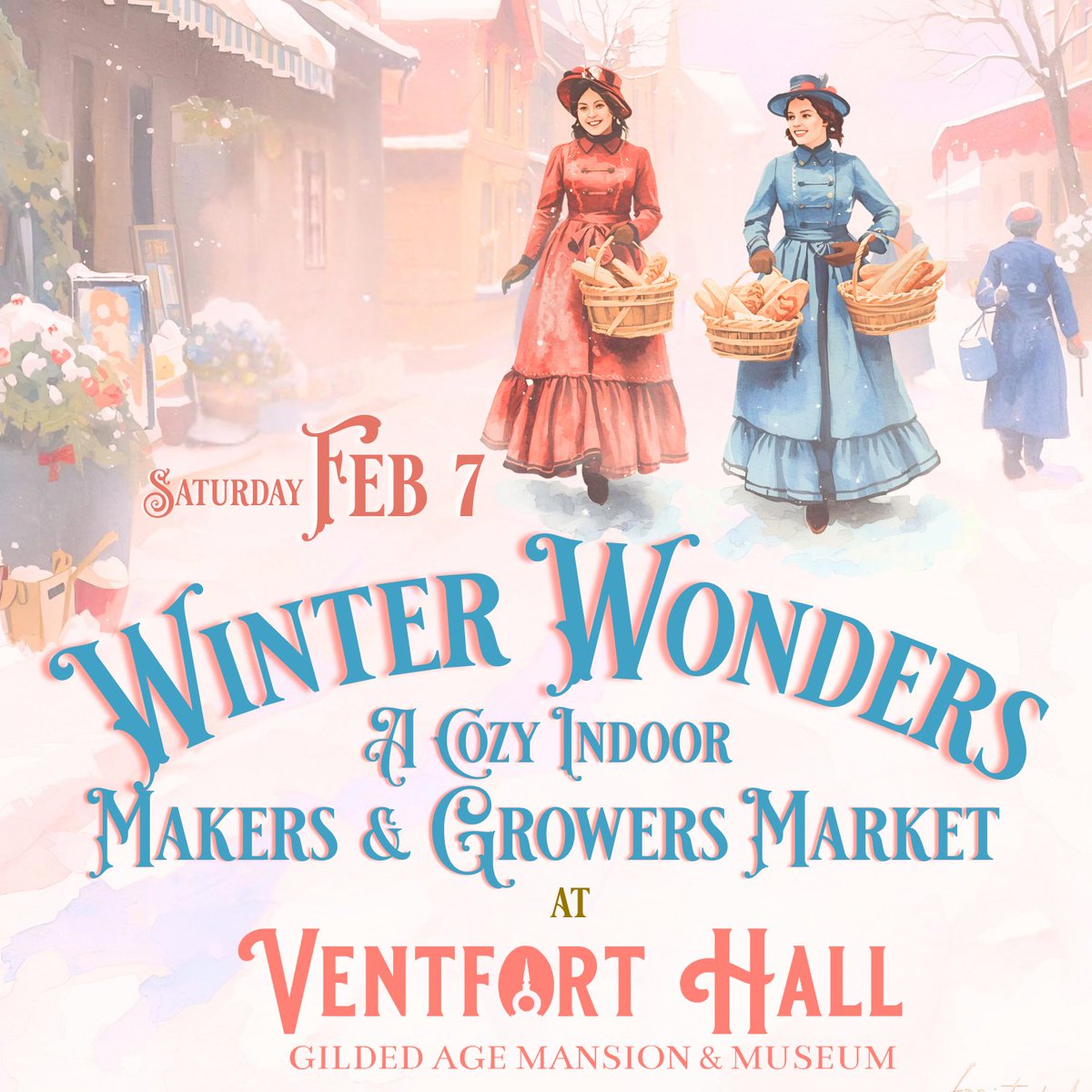 BerkshiresToday's tweet image. Experience the annual Winter Wonders Market at Ventfort Hall on Saturday, February 7, from 9 am to 3 pm. Browse handcrafted goods, unique creations, and seasonal treats #intheberkshires. ow.ly/zYVY50XY5lG