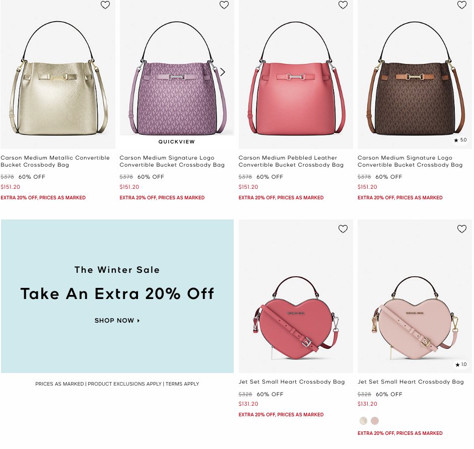 LordOfDiscounts's tweet photo. 🔥Shop the Entire Winter Sale, Get An Extra 20% Off, via Michael Kors

🔗 - https://t.co/u3u9PRaHpK

#LRDeal | #AD 
@michaelkors #michaelkors #mkpartner https://t.co/drkRCb23KZ