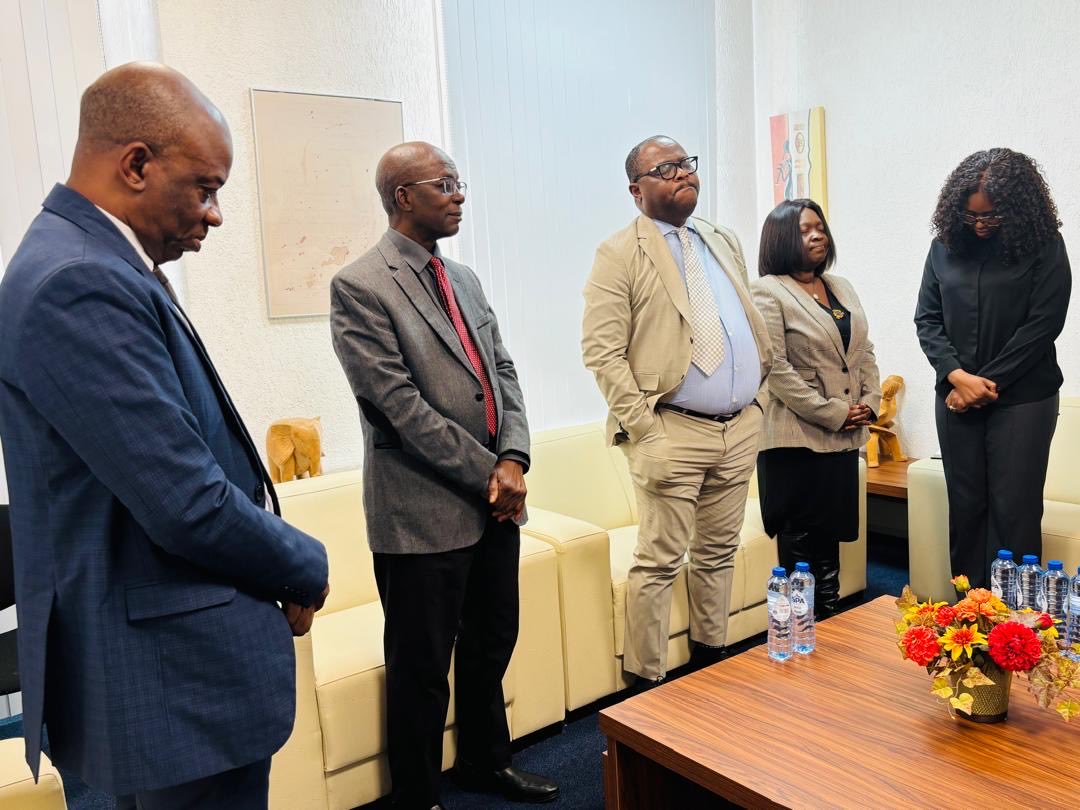 GhanaEmbNL's tweet photo. H.E. Eddison Mensah Agbenyegah, Ghana’s Ambassador to the Netherlands, met with Ghanaian clergy on Thursday, 8 January 2026, to strengthen engagement with faith-based leaders and advance shared development goals. The clergy pledged their support for the success of the mission. https://t.co/h0I9v6872P