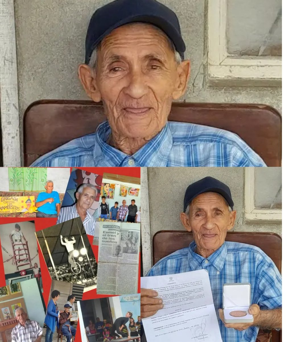 Cirilo Esmel Cordero, acreedor del Sello Conmemorativo 45 Aniversario que otorga el Consejo Nacional de Casas de Cultura y  otros premios . Nuestro respeto y agradecimiento por su inestimable aporte  a la cultura en Iguará #Yaguajay #SanctiSpíritusEnMarcha