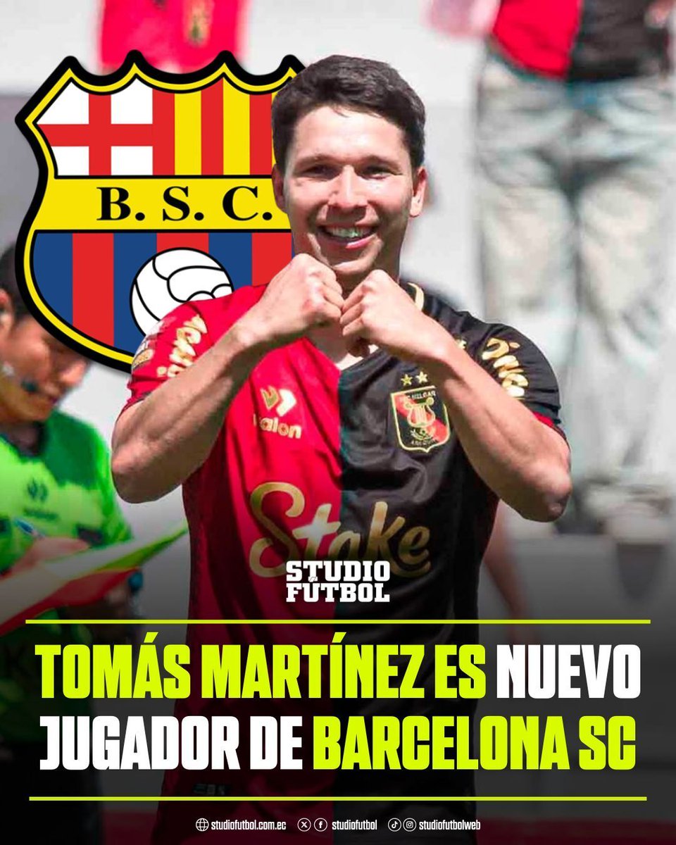 🚨🟡 (VIDEO) ¡YA ESTÁN EN ECUADOR!

Tomás Martínez y Javier Báez, nuevos jugadores de #BSC buff.ly/qHw2Fg1
