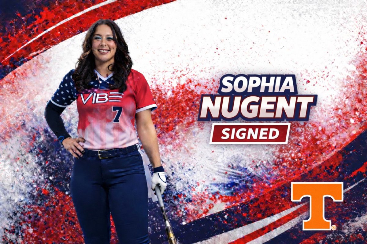 #feelthevibe✌️ 

Welcome to the 2026 Florida Vibe, officially ✍️ <a href="/SophiaN2021/">Sophia Nugent</a>, catcher, from <a href="/Vol_Softball/">Tennessee Softball</a>‼️

Sophia finished her college career at SEC powerhouse, Tennessee, .298, 18 bombs, 61RBIS.  Sophia will dawn the #7 Mizuno jersey in 2026 for the Vibe

#americasteam #psl