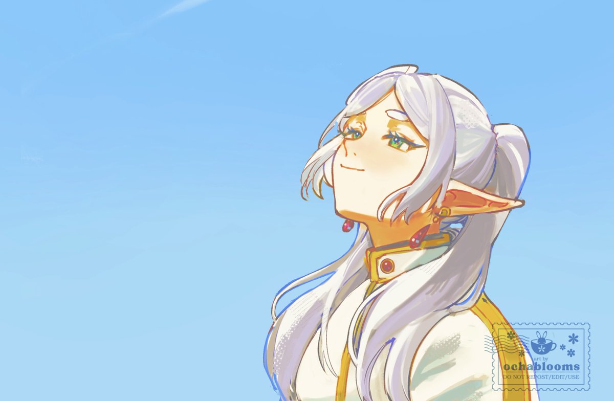 ochablooms's tweet image. joy and love in my heart #frieren