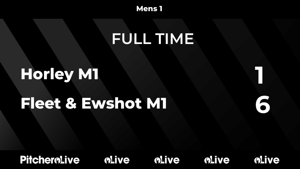 FULL TIME: Horley M1 1 - 6 Fleet &amp; Ewshot M1
#HORFLE #Pitchero
horleyhockeyclub.co.uk/teams/132643/m…
