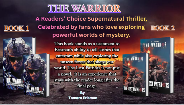 IDiipti's tweet photo. Just finished The Warrior by T. J. Erisman and wow. Intense pacing, dark themes, and a protagonist fighting battles both seen and unseen. Highly recommend.
Order now on amazon
https://t.co/dVb5JB1Fzx
#WarFiction
#MilitaryThriller
#PsychologicalThriller
#IndieAuthor
#NewBook https://t.co/ffar5EcXj3