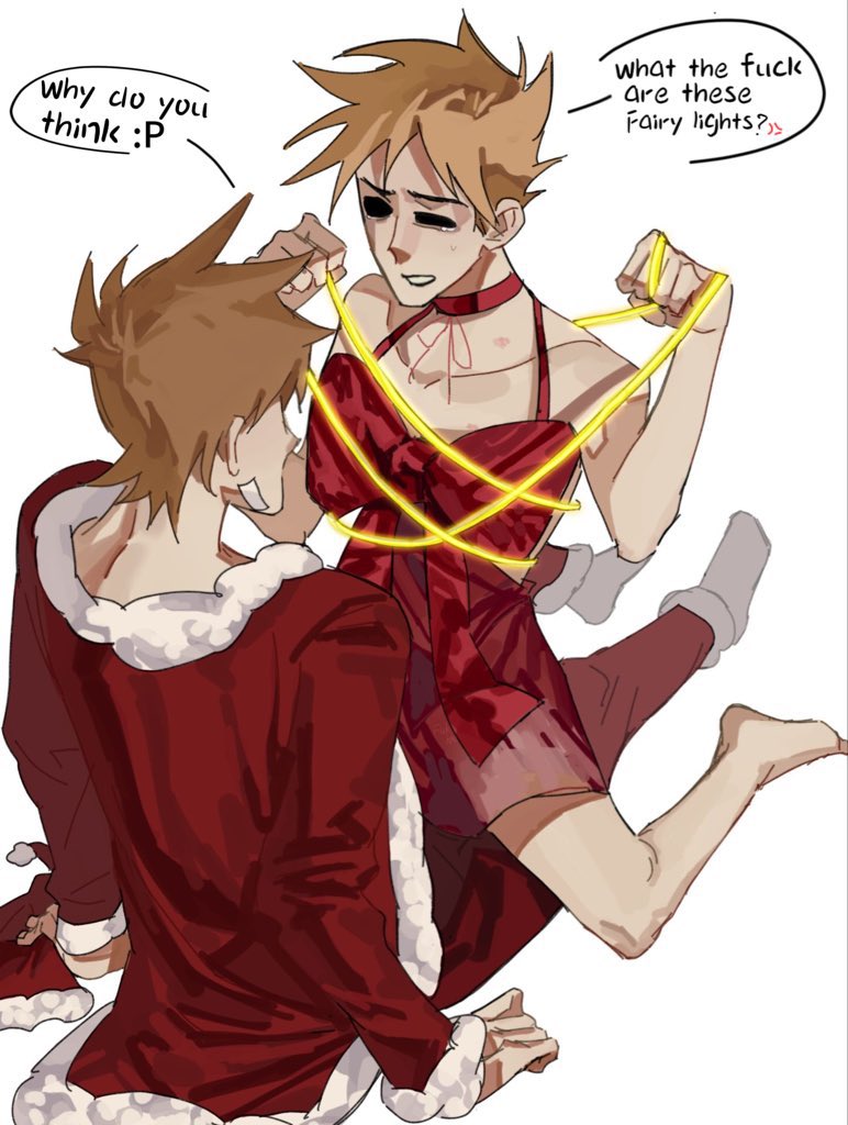 Recalling_11's tweet image. sorry i wann try again 
（thats Christmas’s art :P
#eddsworld #tordtom