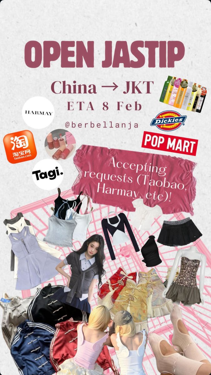 vanteproduction's tweet image. JASTIP CHINA 🇨🇳 - JKT 🇮🇩 ETA 8 Feb 
‼️BAGASI HANDCARRY
⏳Last order 2 feb
✅ open requests taobao, pinduoduo, dewu, harmay, tagi, adidas cheongsam, dll

cek ig: berbellanja

#zonauang #zonajajan #jastipchina 
wtb wts adidas cheongsam handcarry china