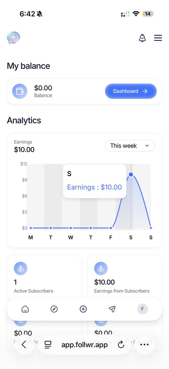 jaykch's tweet image. Building an analytics screen go a creator platform