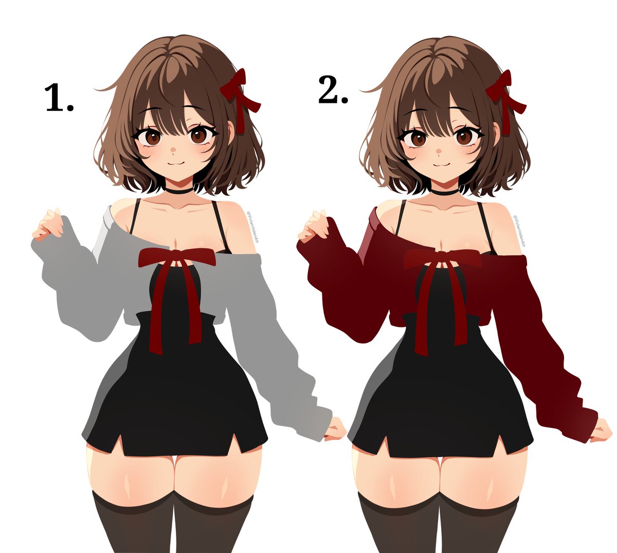 VivianValenArt's tweet photo. 1 or 2?
It's a new oc that I'm working on, I would also like name suggestions ❤️ https://t.co/thL1WEOYGY