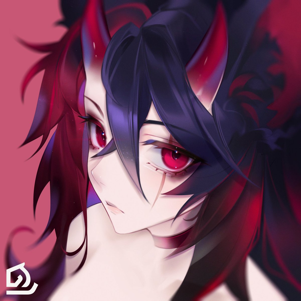 arklys's tweet image. PFP skeb commission for @DeltaVT_ 🍷