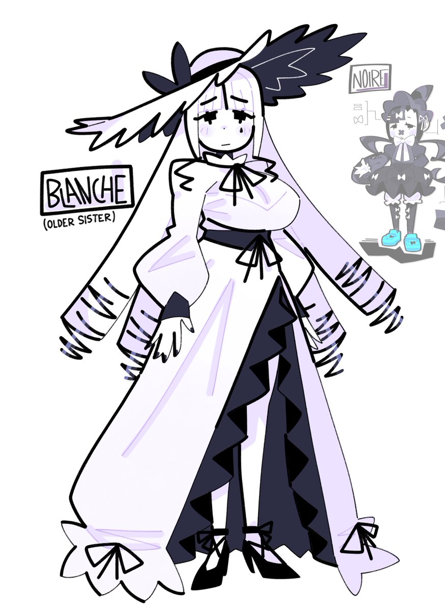 Bourbunbun's tweet image. Forgot to post this, OC design stuff