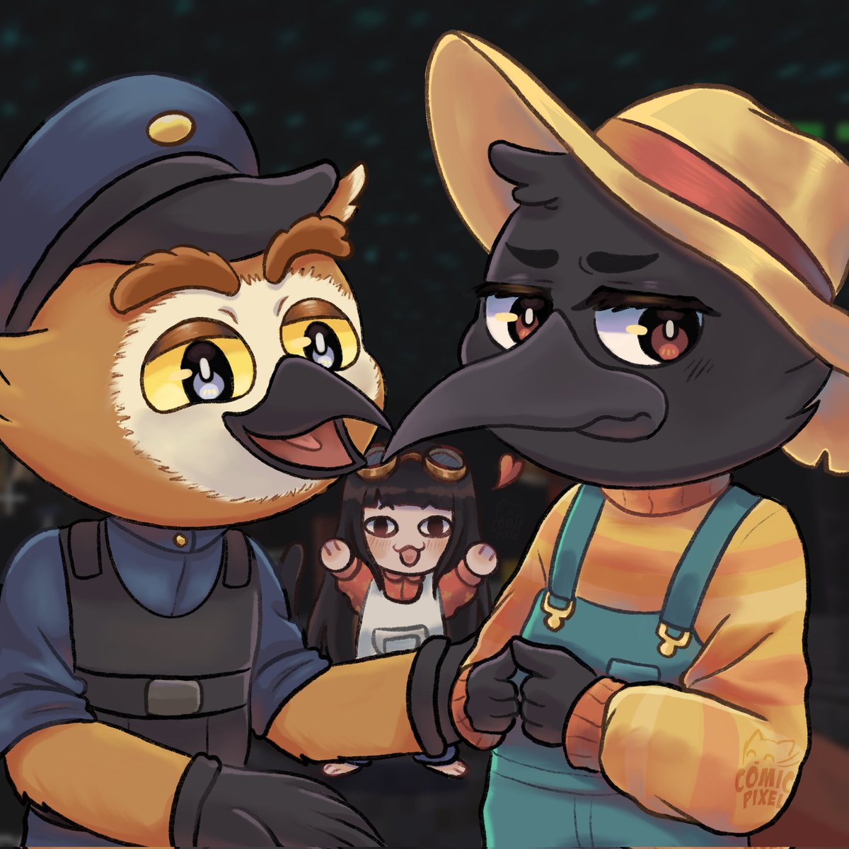 DiamontDia's tweet image. Agradecida con el de arriba 🗣 ✨️
Incluída en un dibujo del Farcus 😊 jaja 🫂