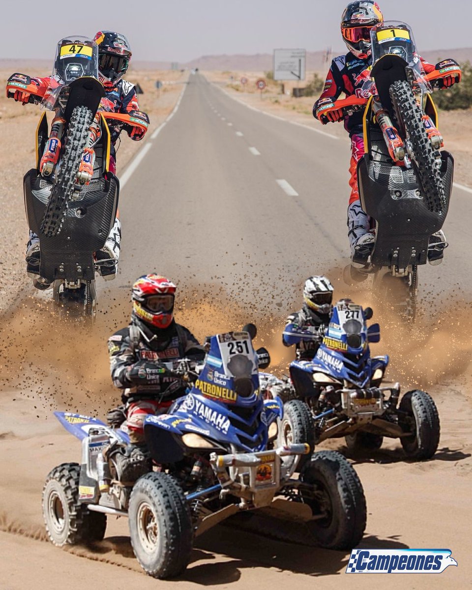 #Dakar2026 | Patronelli 🤝 Benavides 

✅ Hermanos
✅ Argentinos
✅ Ganadores en Motos
✅ Ganadores en Quads
✅ LEYENDAS