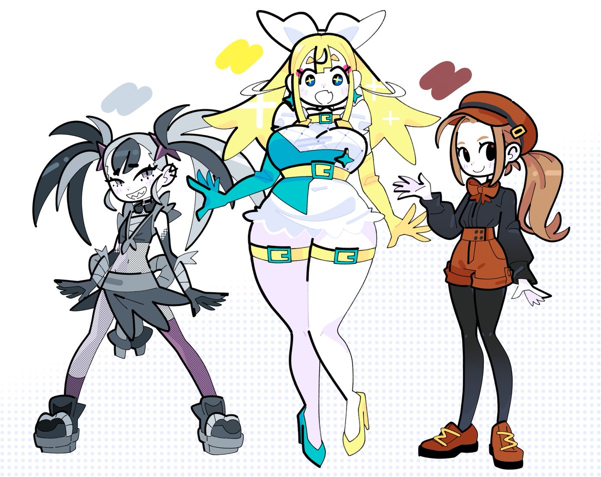 Bourbunbun's tweet image. Forgot to post this, OC design stuff