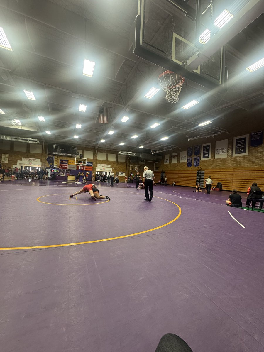CantonActivity's tweet image. Great competition among 33 schools today at the 2nd Annual Canton Girls Wrestling Invitational held  at the historic Alice Ingersoll Gymnasium.  #LittleGiants