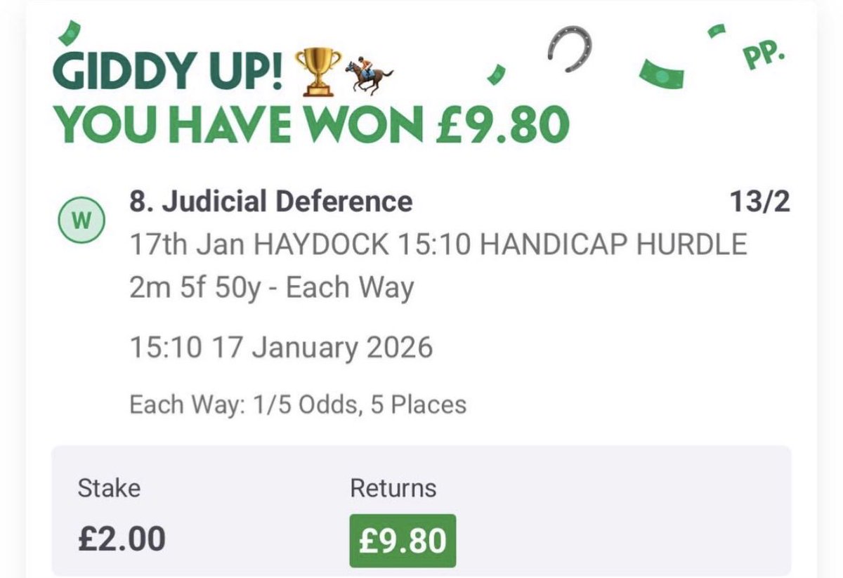 The BOOMS keep on coming 🔥

Big wins, small wins, doesn’t matter a win is a win 💰

Message now for details on how to join VIP ✉️

#racing_guru