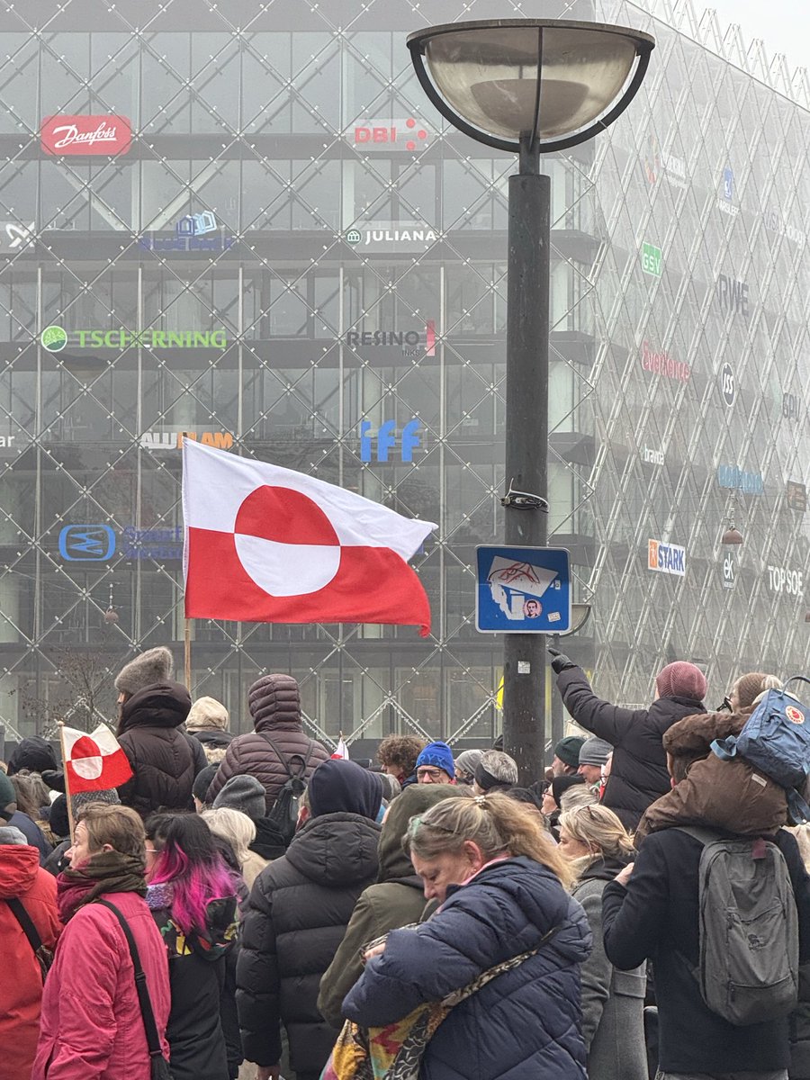 DenysSlava's tweet photo. Denmark showed up for Greenland today. Thousands. Many cities. One message: solidarity. https://t.co/ooUiBcT2mk