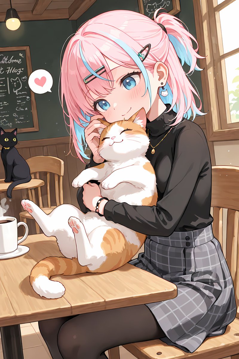 休日の過ごし方🐈‍⬛☕🐈️❤
#結城みと