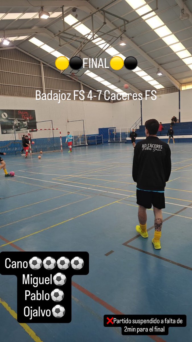 Cáceres FS tweet media