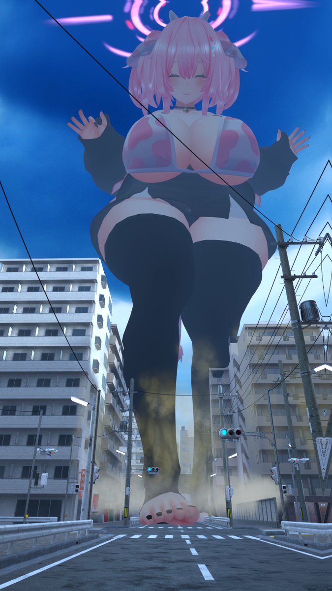 So hard getting around this city~ <a href="/TrashOmegaVR/">TrashOmega</a> 
#GiantessGrowth