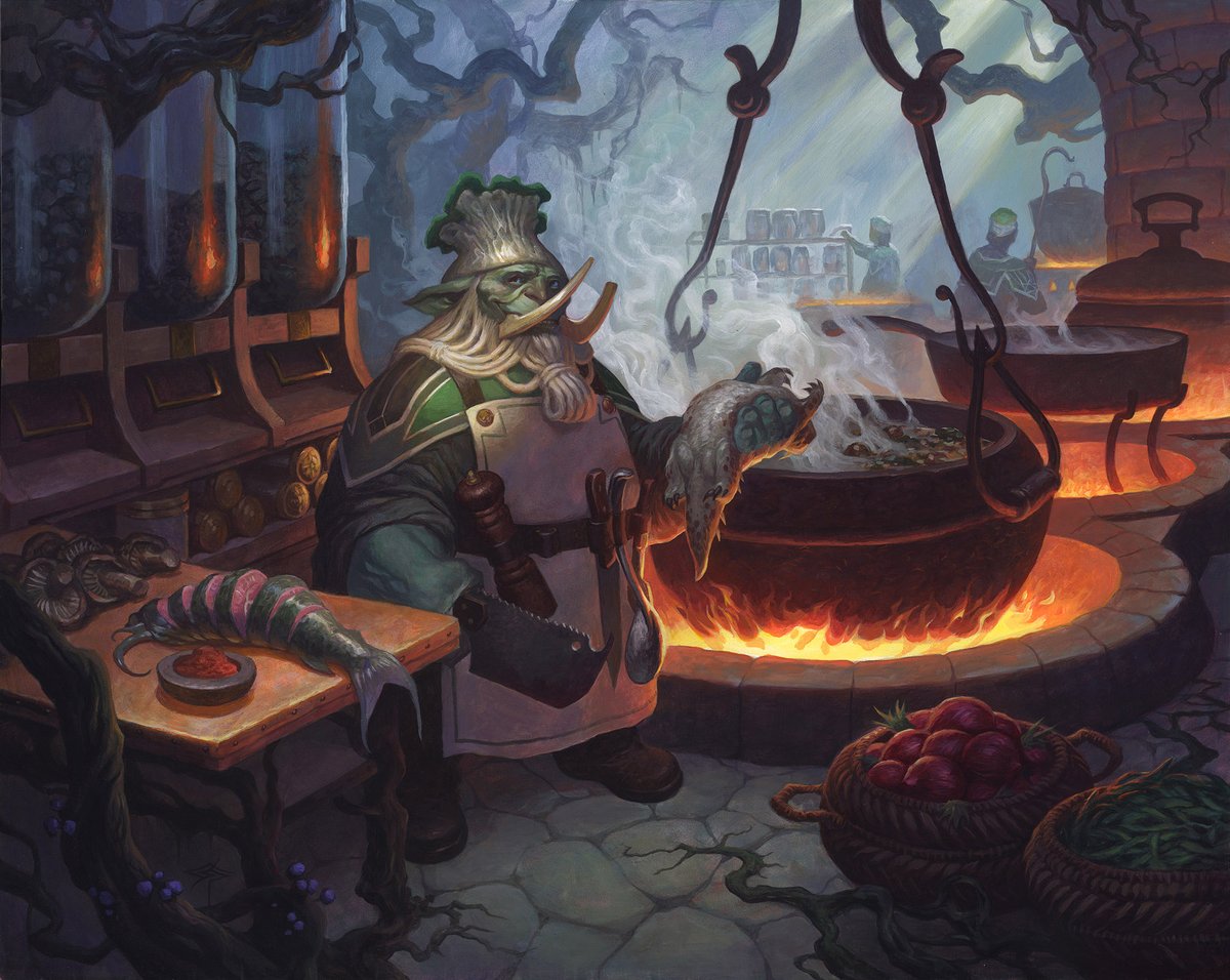 youtu.be/tgeufMwsRRs

Steve Prescott is here to tell us about how he went about creating a quirky orc kitchen for Gyome! Happy Thanksgiving!

#MTG #Magic #kitchen #orcs