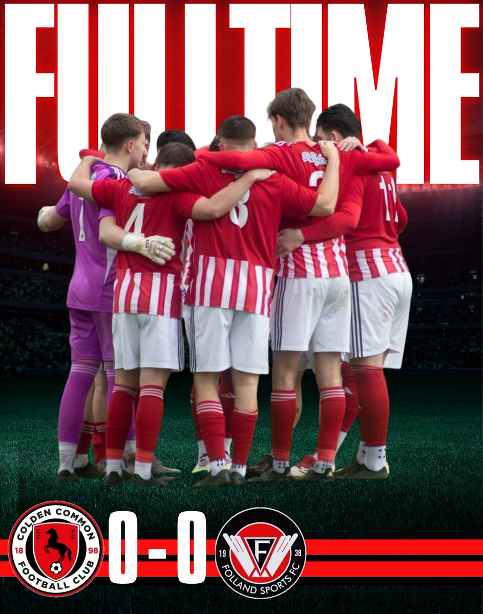 It ends all square. After a sending off on 65 minutes, and the Ref getting injured in the last 10 minutes of the game. We ultimately gain an important point.