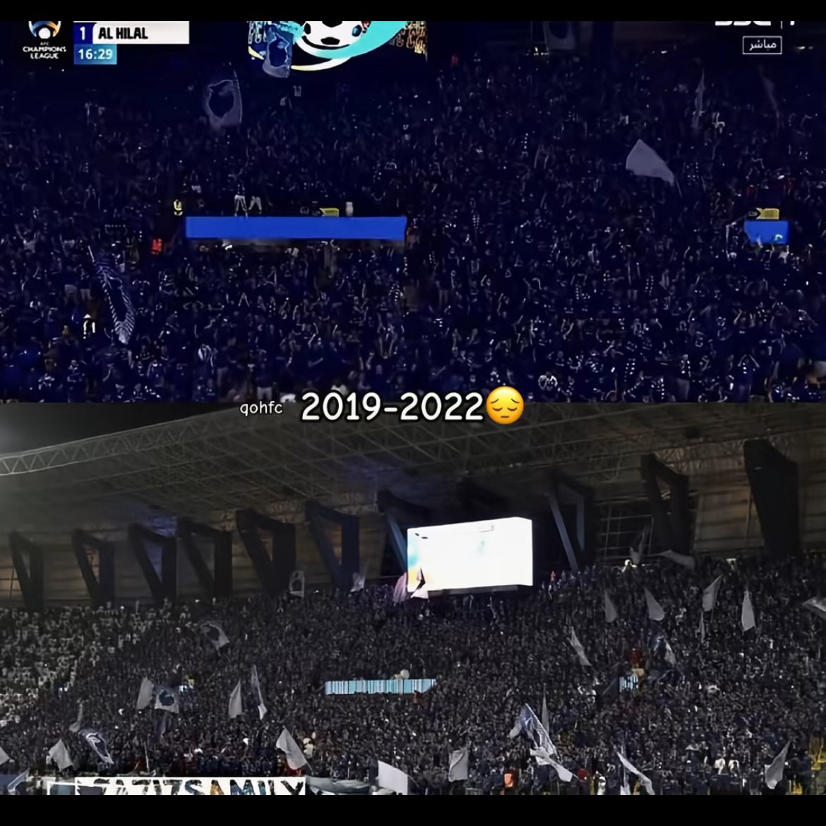 كلنا ثقه اننا بنرجع ونشوف عدد القوه كذا واكثر ،
مطلبنا واضح أعطوا مدرجنا الحريه شكلٍ المدرج بدون زيادة القوه مخجل جداً ، شفنا وش صار اخر مباراه وعدد القوه جيد كيف لو المدرج كله قوه؟ 
كلنا ثقه فيك يبو عبدالله بتوصل صوتنا ان شاءالله 
<a href="/ib_zq8/">ابراهيم آل زريق</a>