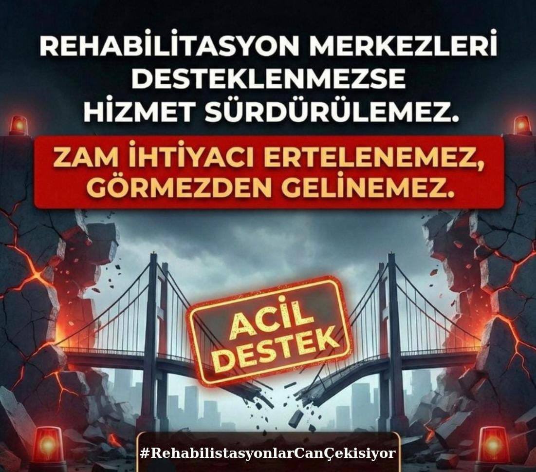 Çocuklarımızın geleceği için yapılan bir uyarıdır / Ricadır / Haykırıştır / Sesleniştir... Bu bir şikâyet değil.

#RehabilitasyonlarCanÇekişiyor 
#rehabilitasyonasahipcık