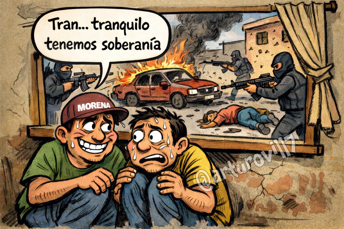 Así los chairos con la “soberanía” que tanto presumen.