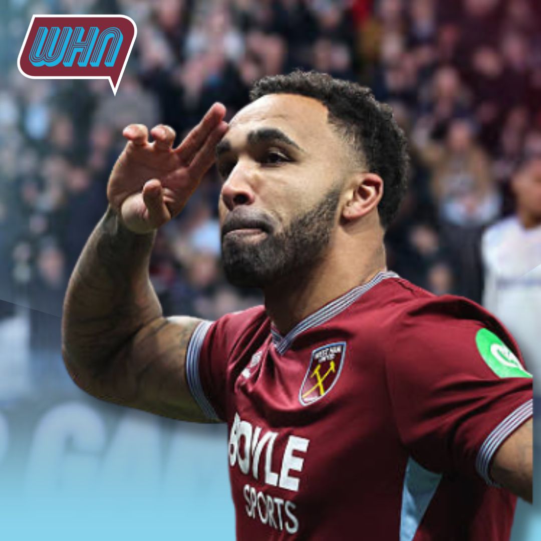 westhamnetwork's tweet photo. 𝗖𝗮𝗹𝗹𝘂𝗺 𝗪𝗶𝗹𝘀𝗼𝗻'𝘀 𝗴𝗮𝗺𝗲 𝘃 𝗦𝗽𝘂𝗿𝘀 𝗶𝗻 𝗻𝘂𝗺𝗯𝗲𝗿𝘀:

8 Minutes
4 Touches
2 Shots
2 shots on target 
1 Recovery
100 % Ariel Duels won
1 Goal https://t.co/EHOSokOFee