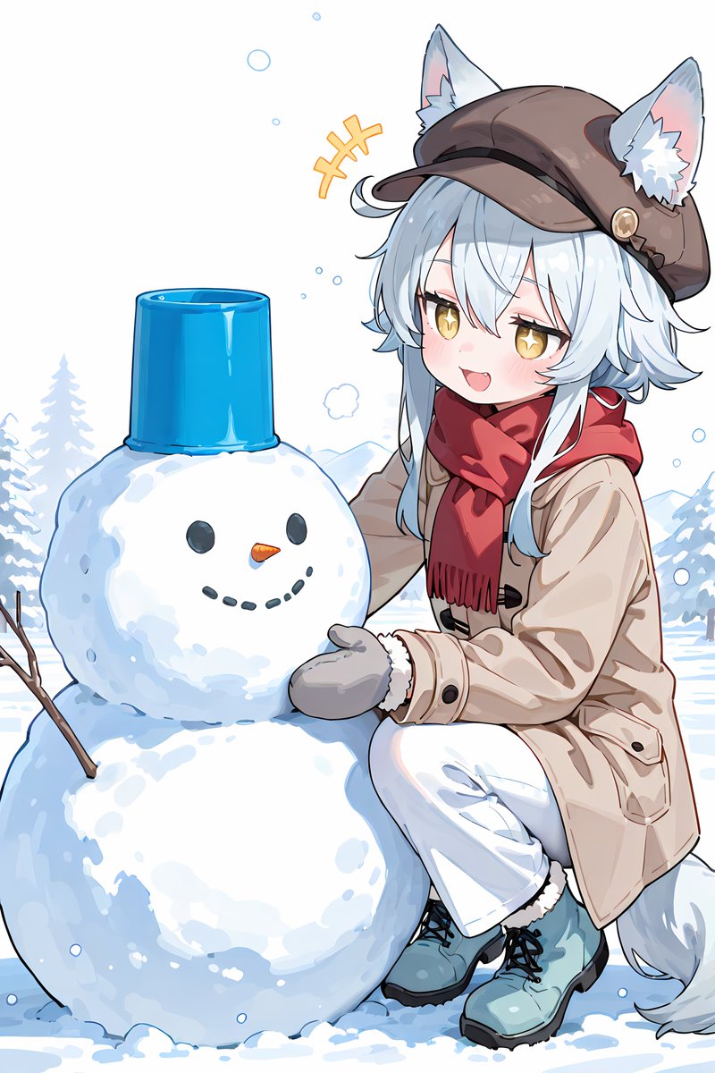 雪だるま～♪
もうすぐ完成～♪
☃(˶'ᵕ'˶ )︎و”ᵦᵤₙᵦᵤₙ
#ぎんろーちゃん