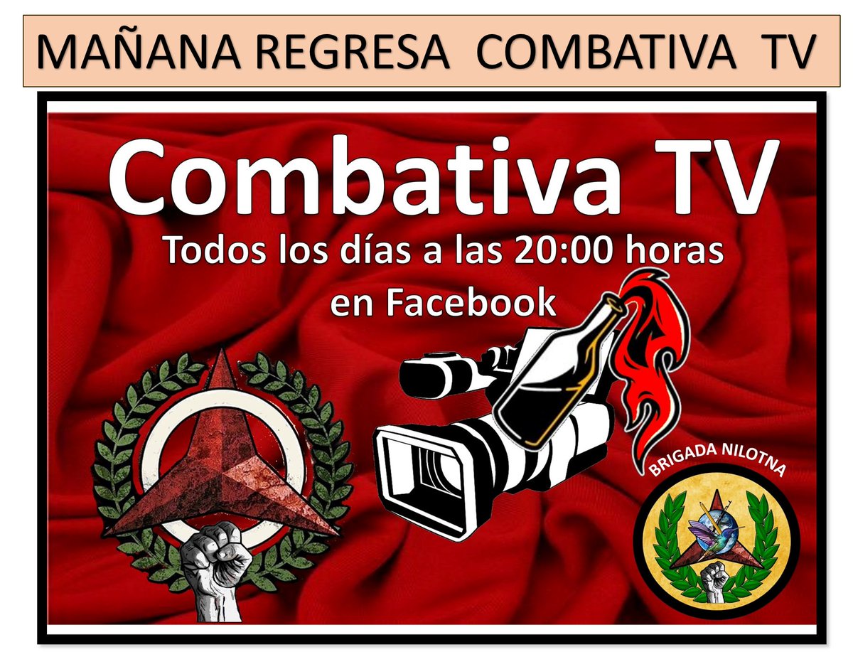 antolinpulido1's tweet image. MAÑANA REGRESA COMBATIVA TV