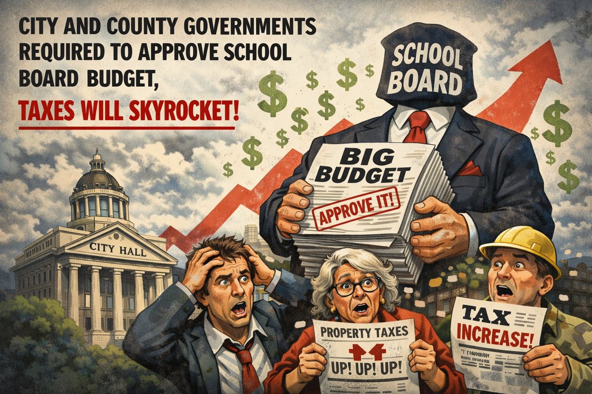 MysbmaOrg's tweet photo. HB 412 (2026) Nicole Cole (D)

This bill requires local governing bodies (City Council/Board of Supervisors) to approve-without question or without limitation-any budget presented to them and approved by the local school board.

If passed--taxes will skyrocket everywhere
🧵 https://t.co/YVMMIMoylN