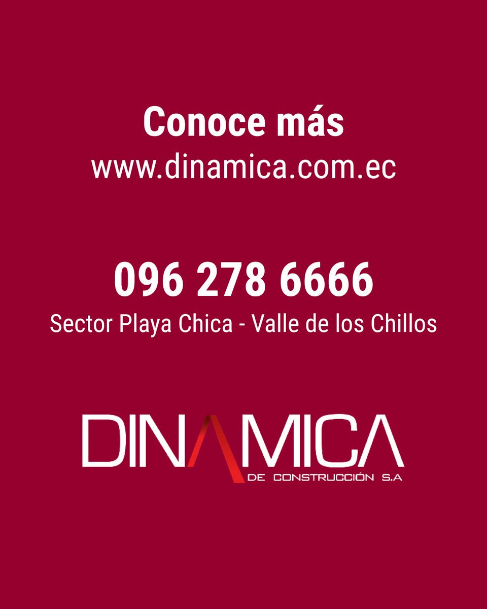 En el corazón del Valle de los Chillos nace VIU, un proyecto creado por Dinamica de Construcción que redefine la forma de vivir, trabajar y encontrarse en uno de los sectores con mayor crecimiento y proyección de la ciudad. 

Conoce más aquí: clave.com.ec/dinamica-const…