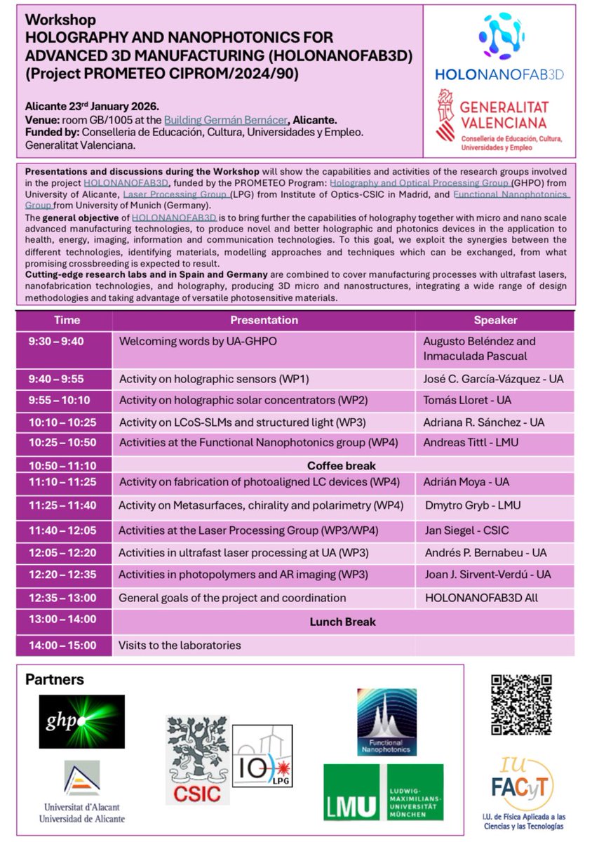 Group of Holography and Optical Processing tweet media