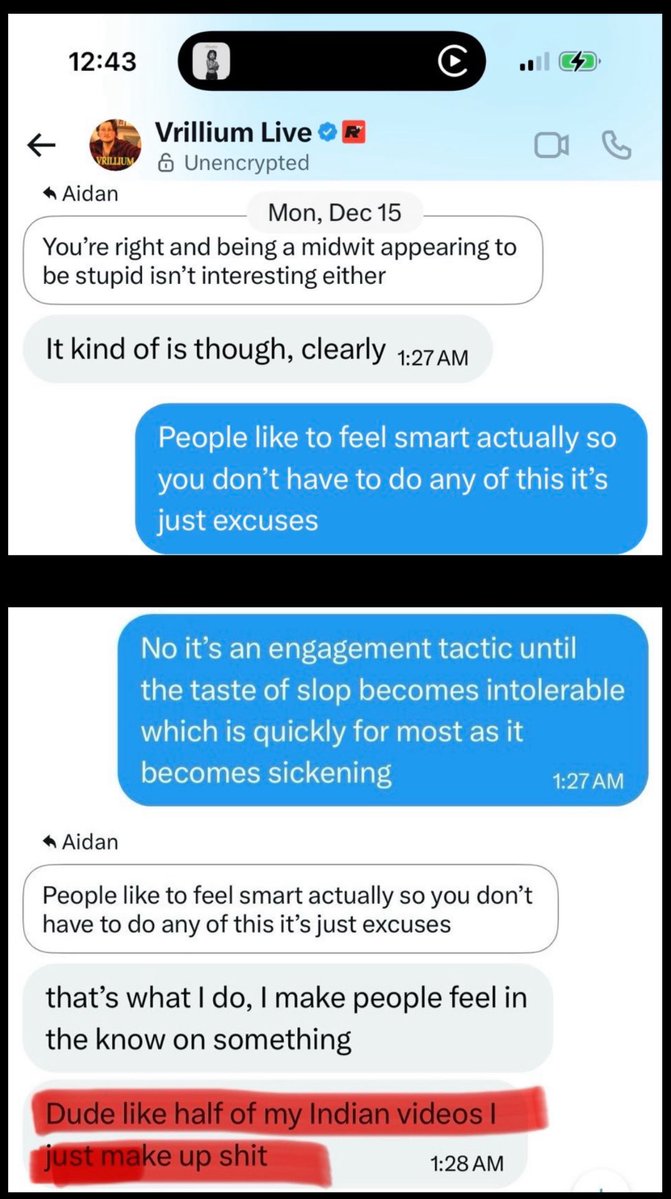 RajeevSharma00's tweet image. 🚨 ELIJAH SCHAFFER’S UGLY GRIFT EXPOSED: THROWS PAKISTAN UNDER THE BUS TO PROTECT HIS ARAB/TURK PAYMASTERS 😂🚨

Zero mention of India. 
But we have learned from @vrilliumlive his former employee how they just make shit up against India to get engagement and spread fake…