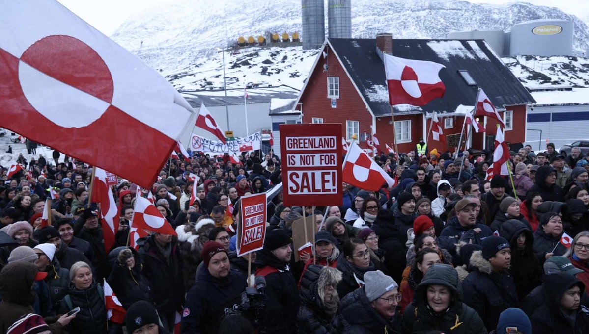 Glenn_Diesen's tweet image. Trump placed 10% tariffs on Denmark, Norway, Sweden, France, Germany, UK, Netherlands and Finland for opposing the US annexation of Greenland. This will be increased to 25% if they do not obey their master in Washington