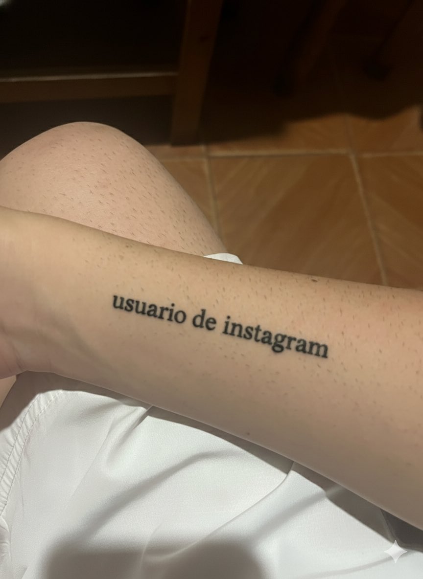 “si es real tatuate mi nombre” me dijo jajaja